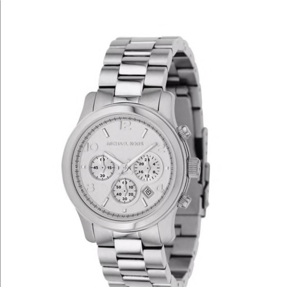 Michael Kors Women\'s Silver Chronograph Watch